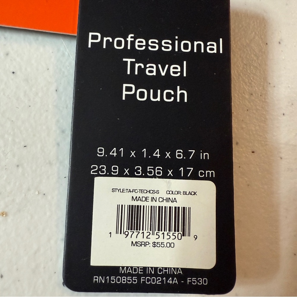 French Connection - Black Professional Travel Pouch - New With Tags - Picture 2 of 8